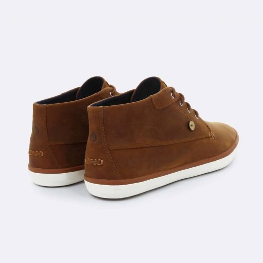 basket montante cuir